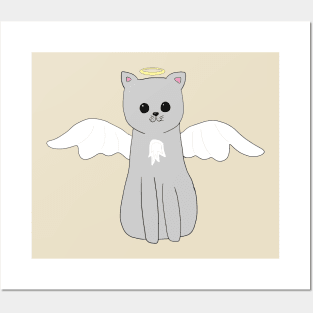 Angel Cat Posters and Art